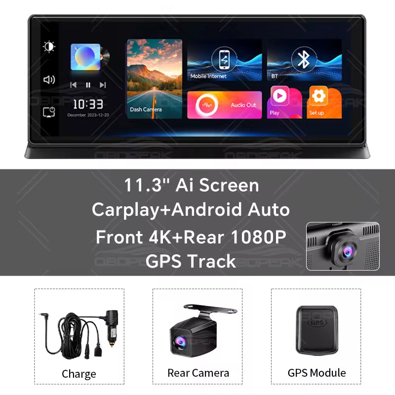 K2 Pro 11.3" Car Navigation Dashboard
