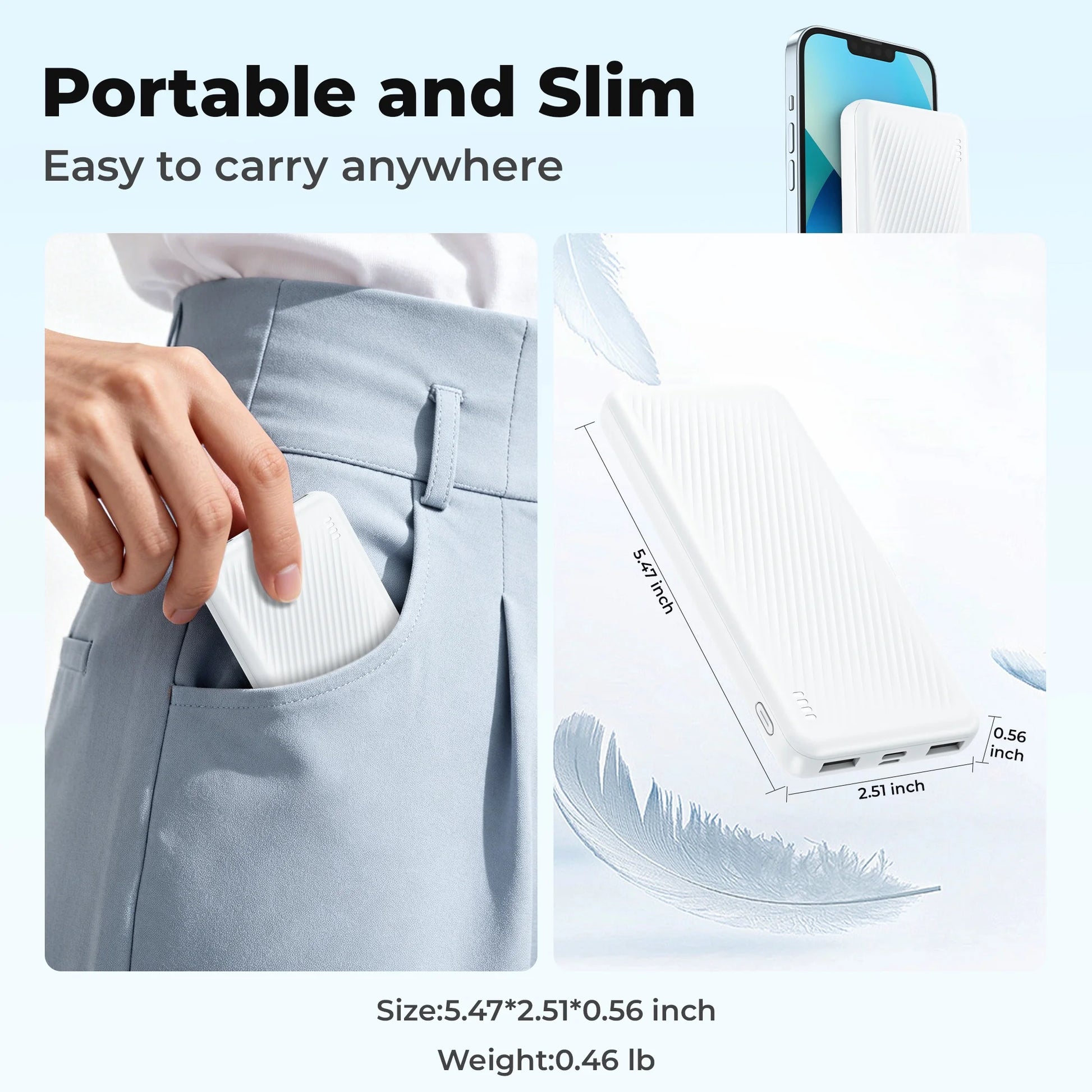 20000 Mah Portable Charger Power Bank 