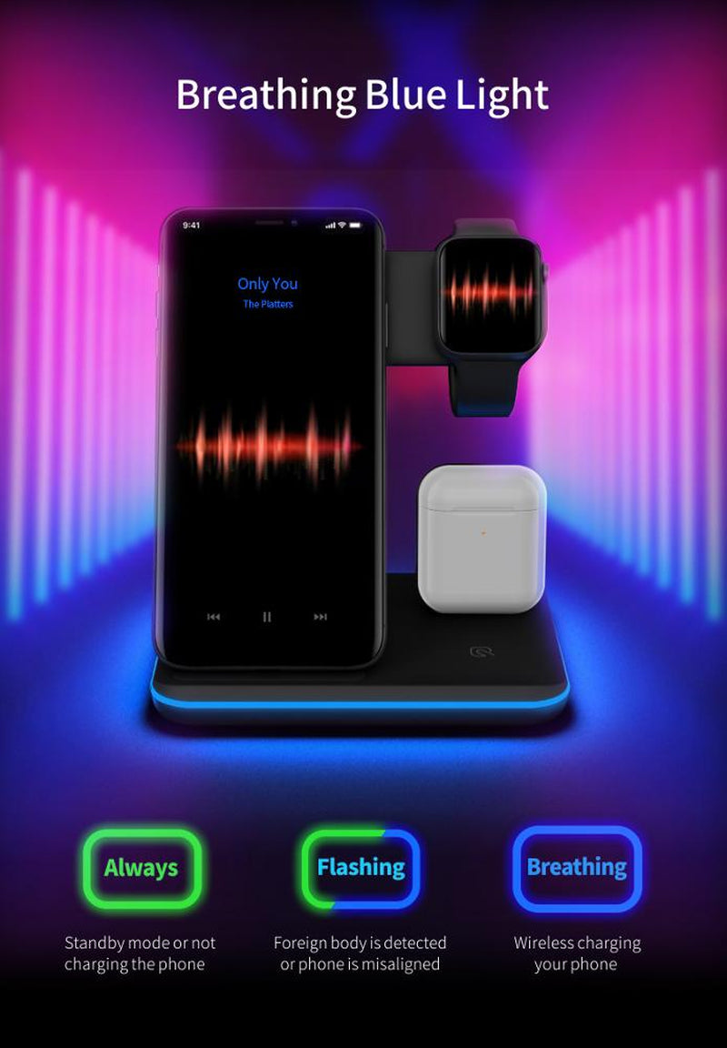 Wireless Charger 3 in 1 Stand