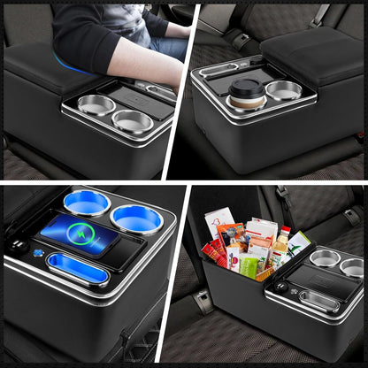 Premium Car Center Console (With Wireless Charging)