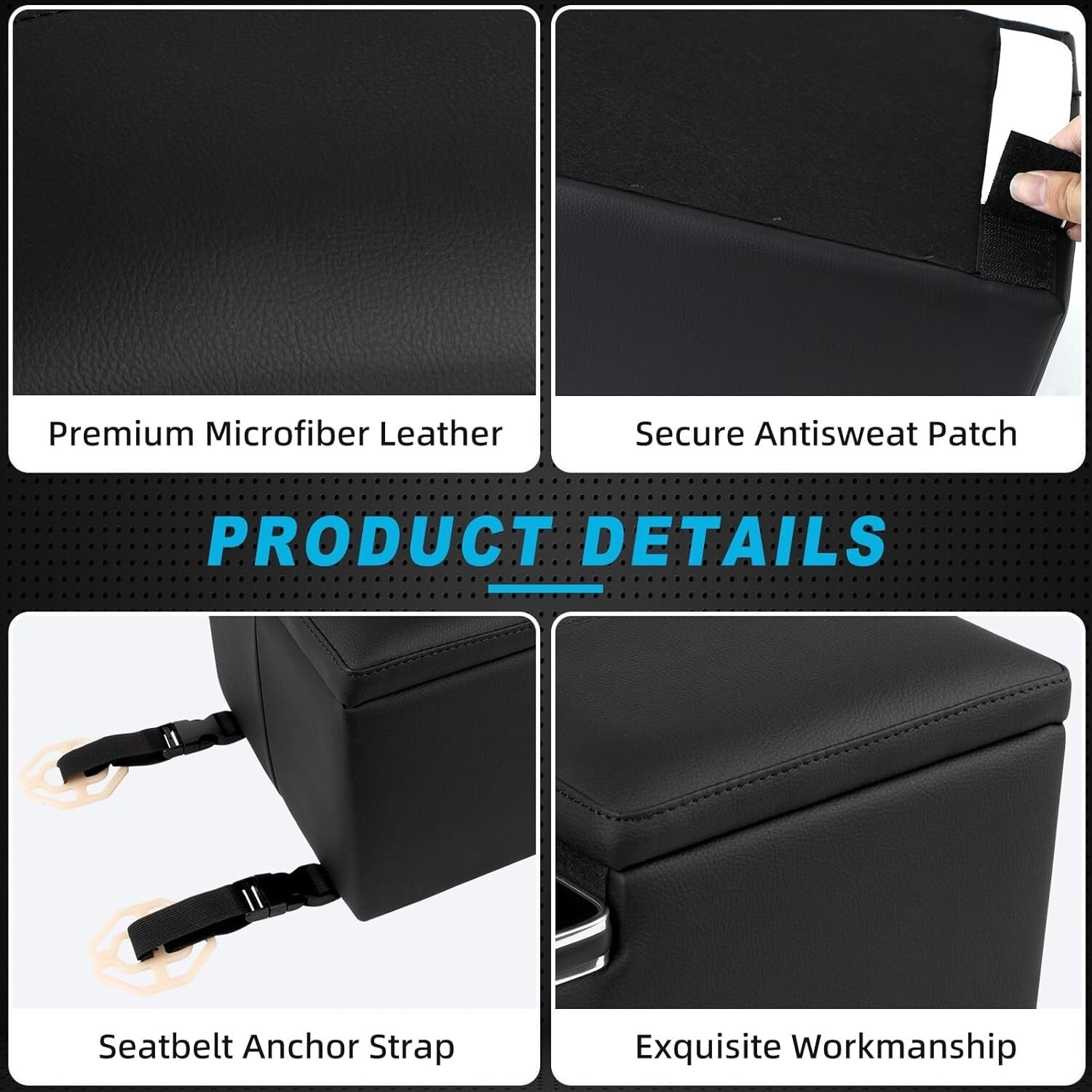 Premium Car Center Console (With Wireless Charging)